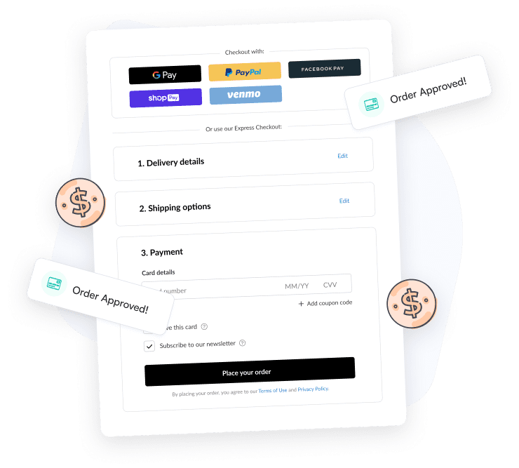 Easy checkout = more sales