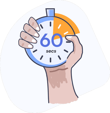 60 seconds setup illustration
